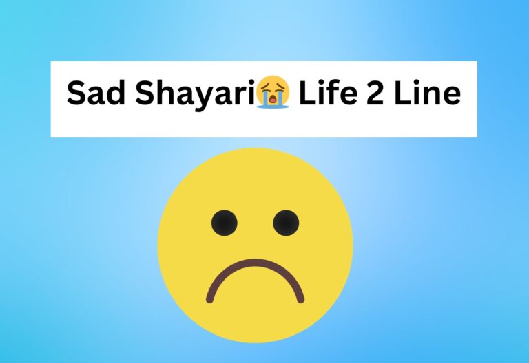 Thumbnail Sad Shayari Life 2 Line