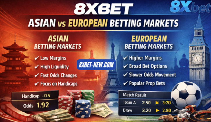 8xbet betting markets